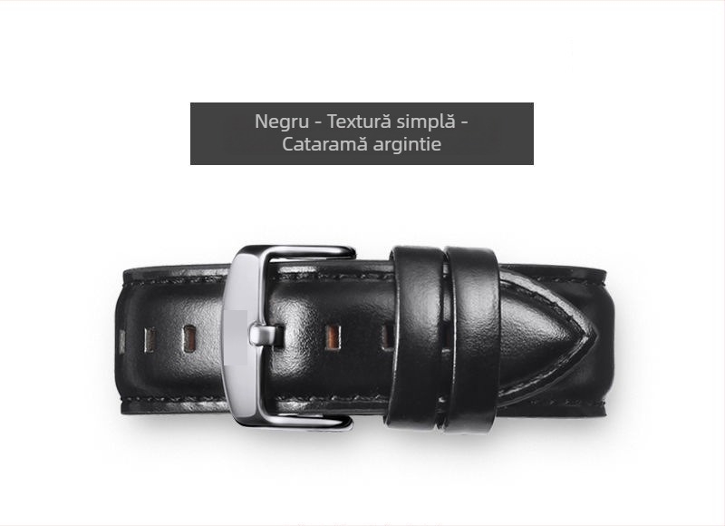 Brățară de ceas din piele naturală pentru Daniel Wellington Small Square, din piele strat superior, tratată cu ulei‑ceră, culoare care se schimbă