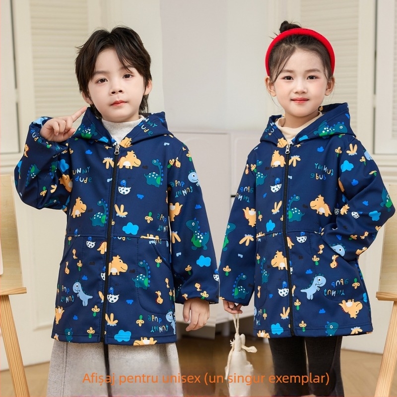 Protecție impermeabilă pentru pictură pentru copii, din poliester cu căptușeală fleece, unisex, rezistentă la rupere