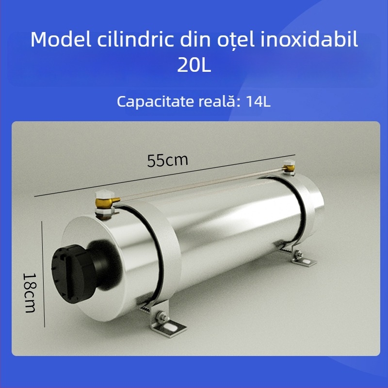Rezervor diesel pentru încălzire pentru camion, din oțel inox, cu încălzitor de parcare, recipient extern mărit de ulei
