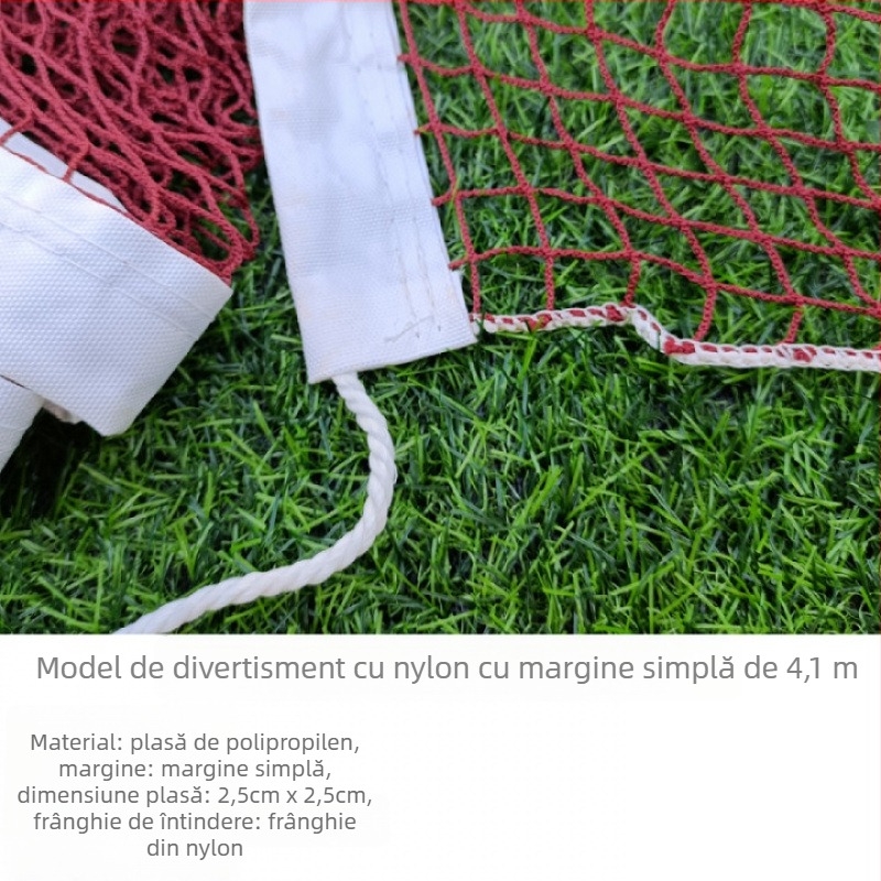Plasă de badminton – Standardă, Profesională, Portabilă pentru interior și exterior (Brand: Powerful merchant)