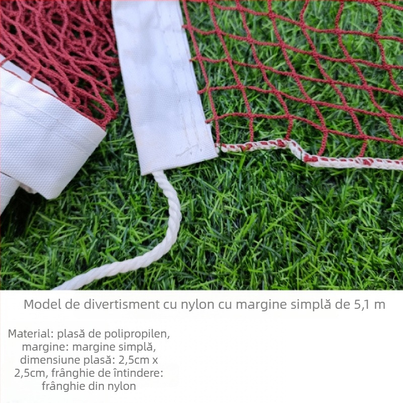 Plasă de badminton – Standardă, Profesională, Portabilă pentru interior și exterior (Brand: Powerful merchant)
