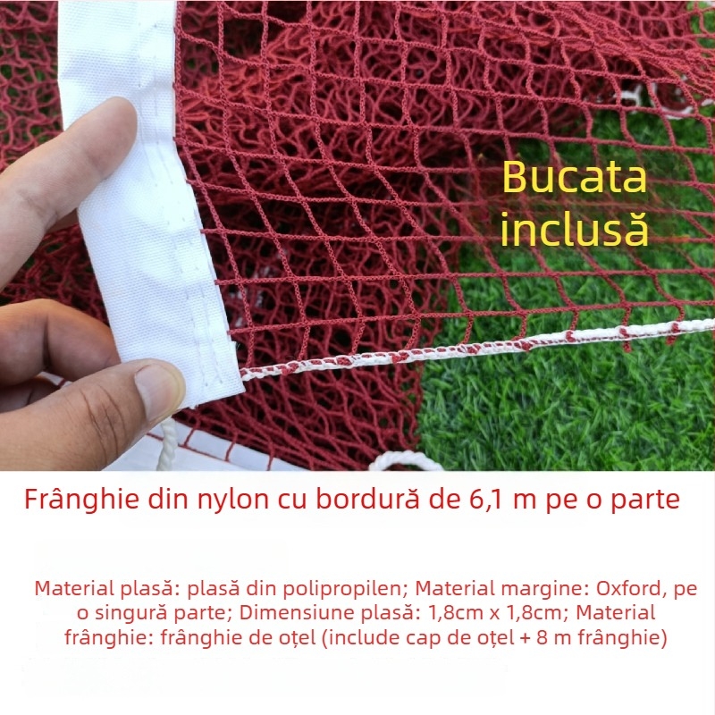 Plasă de badminton – Standardă, Profesională, Portabilă pentru interior și exterior (Brand: Powerful merchant)