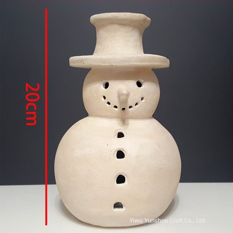 Lampă cardinală – ornament din plastic, stil desen animat pentru decor de Crăciun