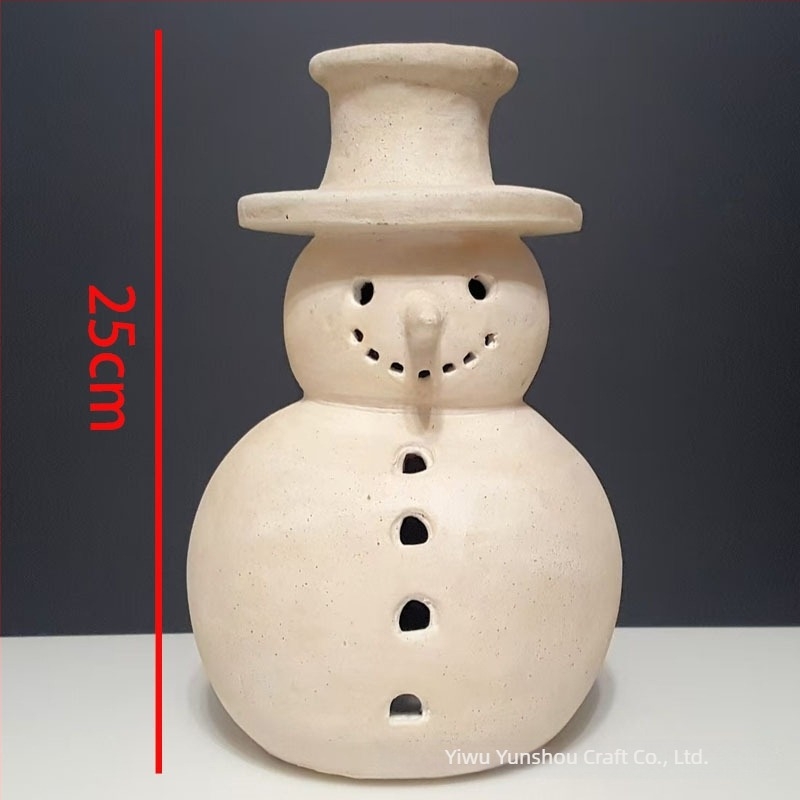 Lampă cardinală – ornament din plastic, stil desen animat pentru decor de Crăciun