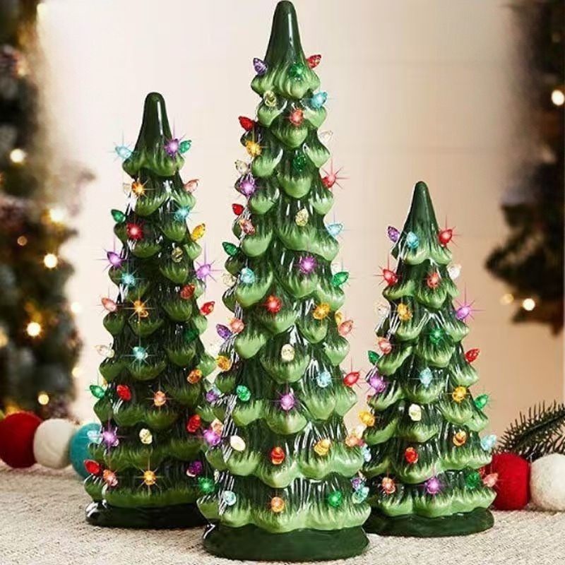 Lampă cardinală – ornament din plastic, stil desen animat pentru decor de Crăciun