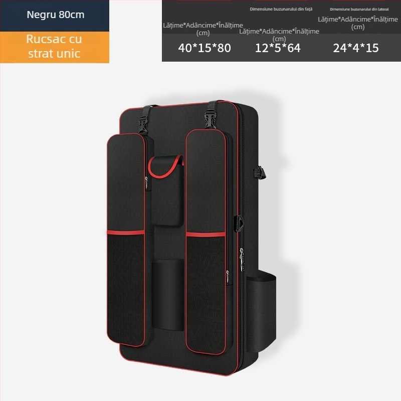 Rucsac pentru pescuit, Capacitate mare, Material Oxford