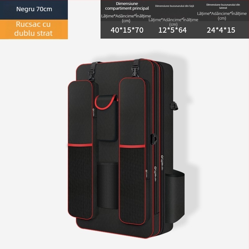 Rucsac pentru pescuit, Capacitate mare, Material Oxford