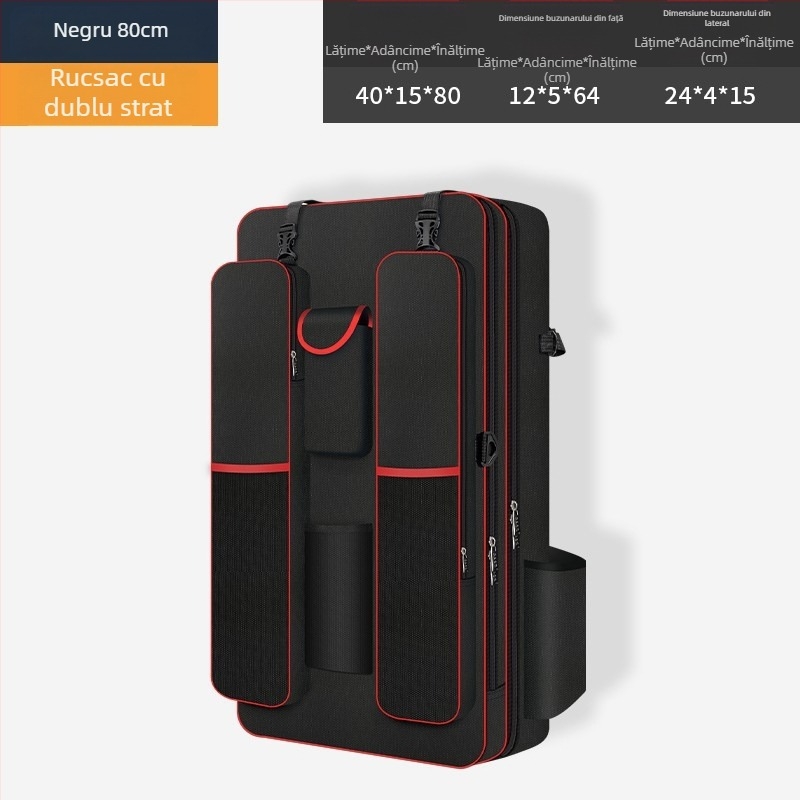 Rucsac pentru pescuit, Capacitate mare, Material Oxford