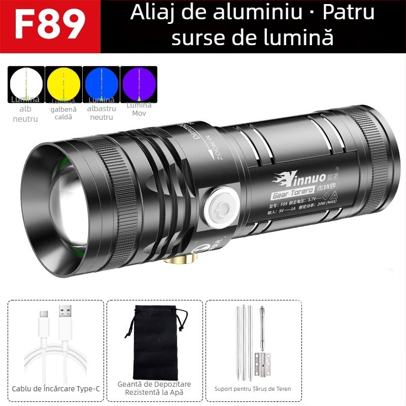 Lampa LED reîncărcabilă pentru pescuit de noapte Yinnuo