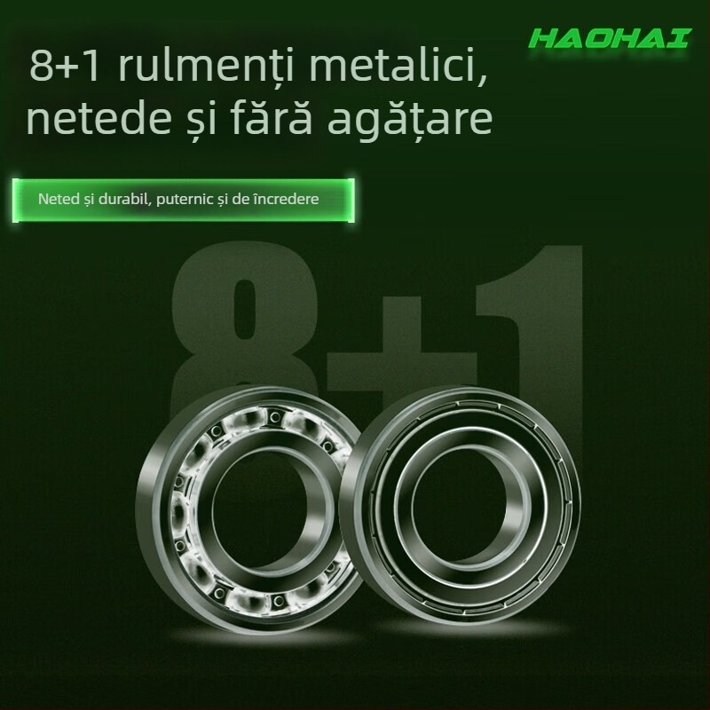 Mulineta Guangwei, 8+1 rulmenți, frână frontală, tambur metalic