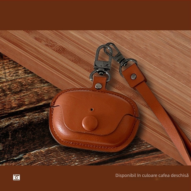 Carcasă protectoare pentru Technics EAH-AZ100 căști Bluetooth | Piele sintetică | Confecționată manual | Stil general