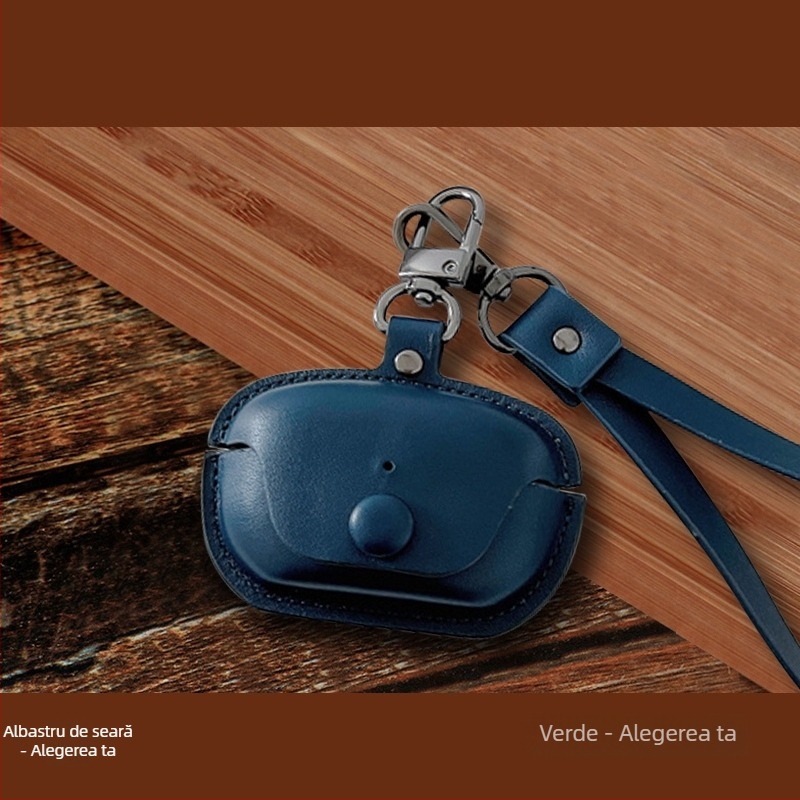 Carcasă protectoare pentru Technics EAH-AZ100 căști Bluetooth | Piele sintetică | Confecționată manual | Stil general