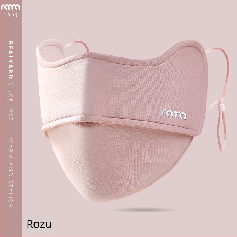 Mască de ciclism de iarnă, din bumbac, unisex, brodată, anti-praf