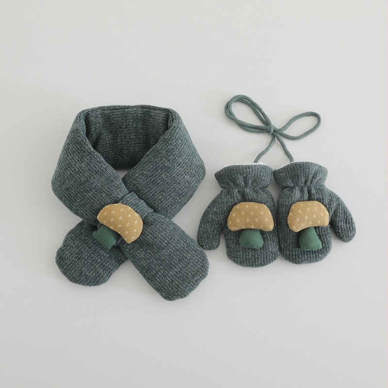 Mănuși de iarnă pentru copii Benhui, mitene cu căptușeală fleece, fibre de bumbac, pentru 2-5 ani