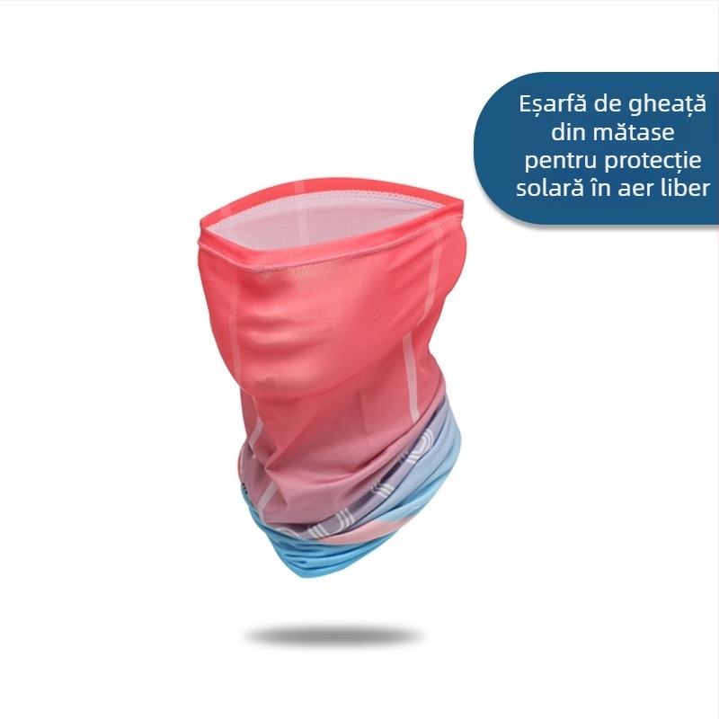 Manșete din mătase de gheață cu protecție UV pentru bărbați și femei, ușoare și respirabile, pentru sporturi în aer liber, ciclism și pescuit