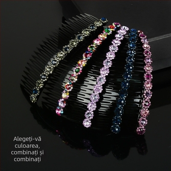 Clip de păr cu cristale diamant pentru copii, stil coreean/japonez – Primăvara 2021