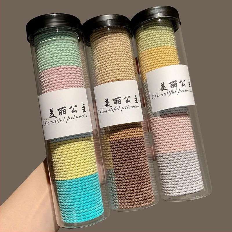 Elastic pentru păr pentru copii, cu anti-derapare, elasticitate înaltă și durabil, accesoriu de fixare a părului, model cu plante și flori, material cauciuc, Primăvara 2025