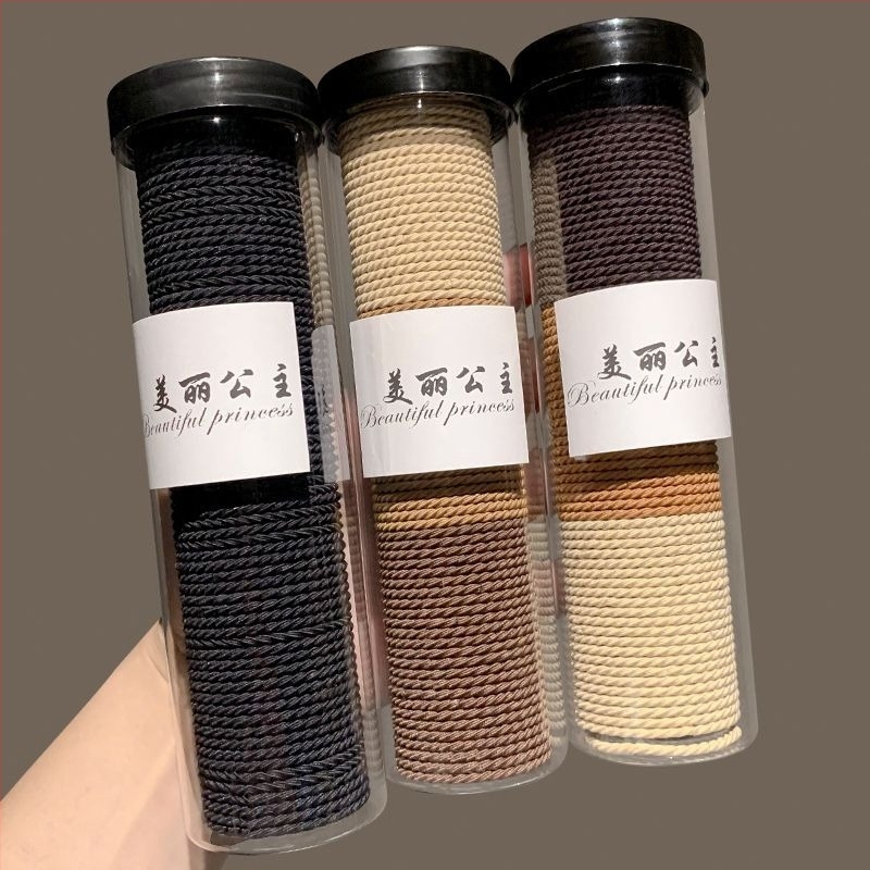 Elastic pentru păr pentru copii, cu anti-derapare, elasticitate înaltă și durabil, accesoriu de fixare a părului, model cu plante și flori, material cauciuc, Primăvara 2025