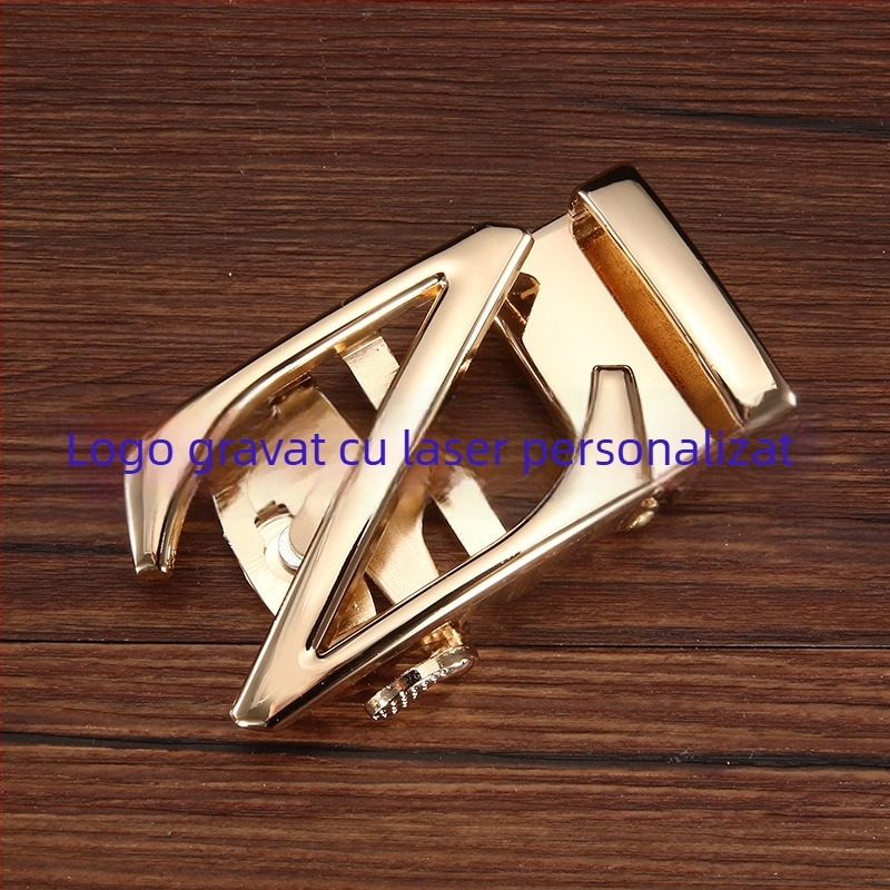  Cataramă automată pentru curea, din aliaj, în formă elipsă, model cu litere, stil de afaceri