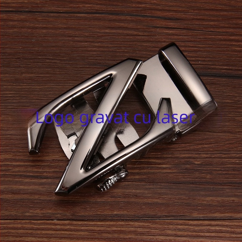  Cataramă automată pentru curea, din aliaj, în formă elipsă, model cu litere, stil de afaceri