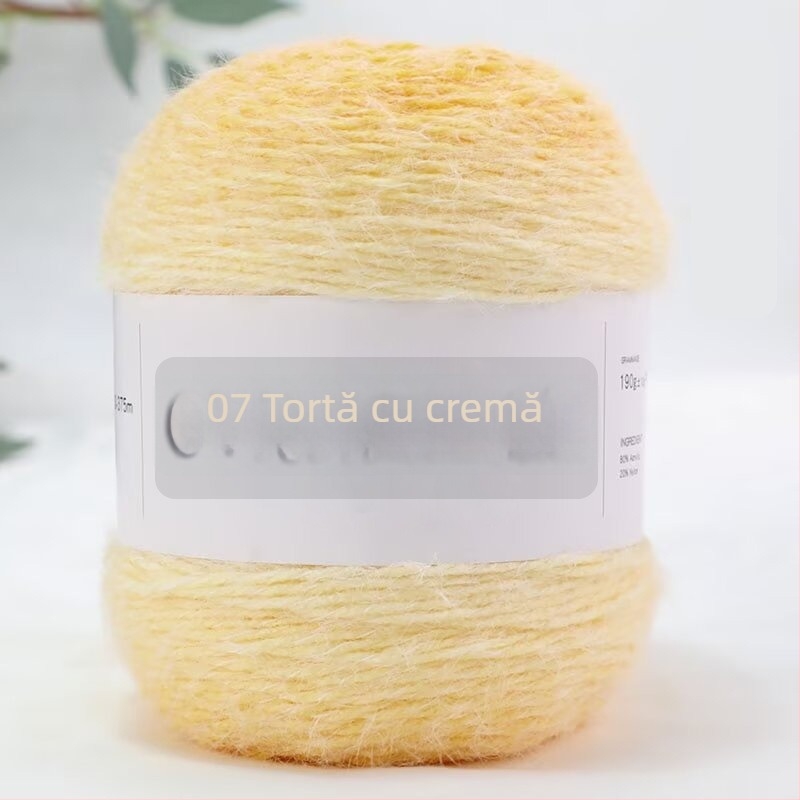 Fire de pătură cu design gradient, Semi-worsted, fire balon pentru tricotat manual, alias Cake line, brand Also Warm