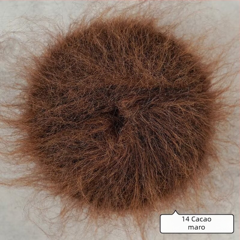 Fir amestecat pentru tricotat manual – din lână de alpaca și Mohair cu fire lungi; învârtire inelară; formă de fir: grup; Mu Pai