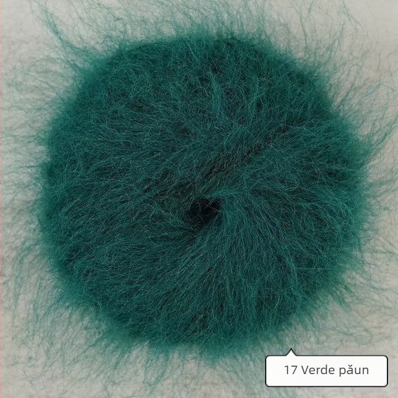 Fir amestecat pentru tricotat manual – din lână de alpaca și Mohair cu fire lungi; învârtire inelară; formă de fir: grup; Mu Pai
