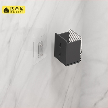 Raft montat pe perete pentru piepteni, pastă de dinți și pensule de machiaj – construcție metalică cu aliaj de aluminiu și acrilic; Model: Acrylic makeup stand A; Configurație: tub unic/dublu; Personalizare: Da; Logo tipărit: Da