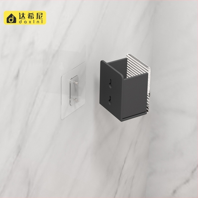 Raft montat pe perete pentru piepteni, pastă de dinți și pensule de machiaj – construcție metalică cu aliaj de aluminiu și acrilic; Model: Acrylic makeup stand A; Configurație: tub unic/dublu; Personalizare: Da; Logo tipărit: Da