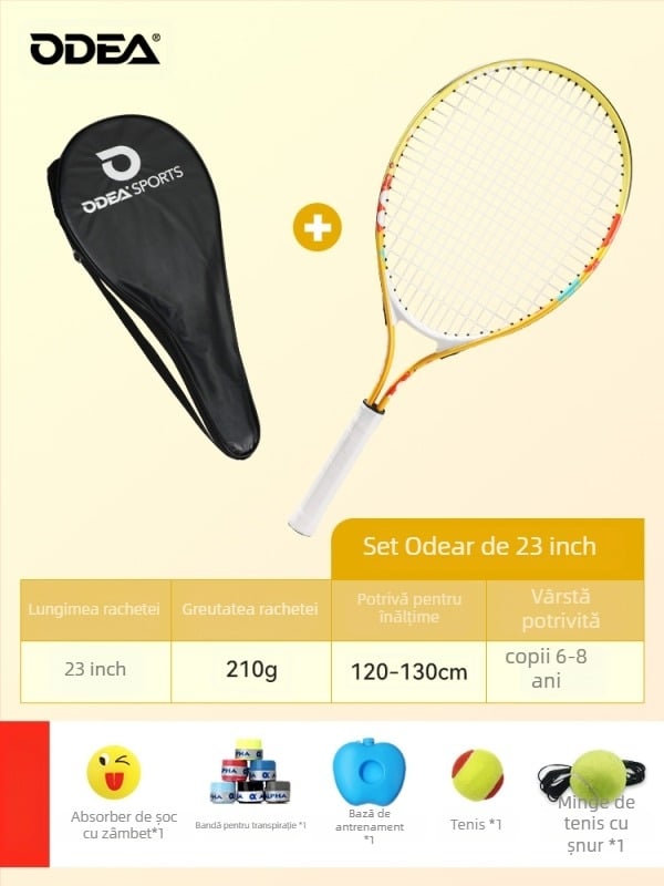 Rachetă de tenis pentru copii - începători, material: floare de mătase, categorie: tenis