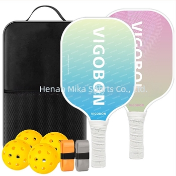 Paletă pickleball – set complet pentru copii și adulți, Fiberglass, 235 g, Mackay