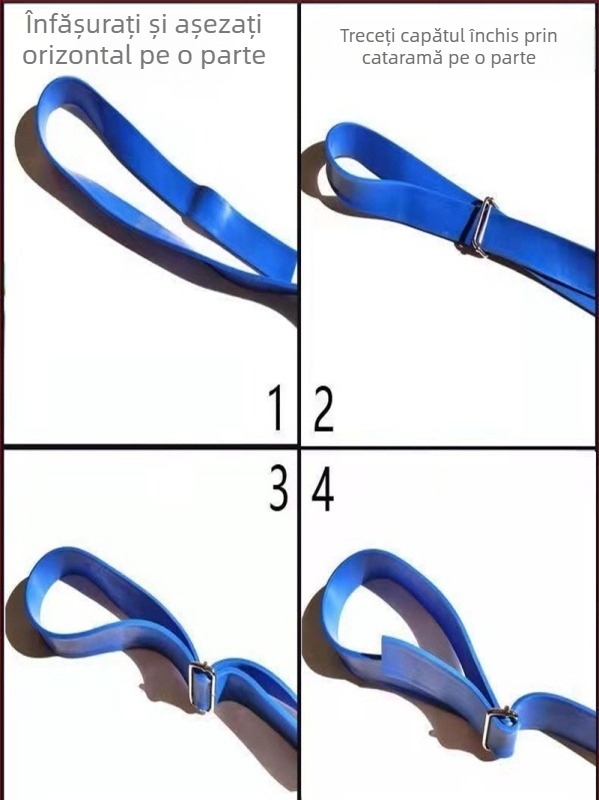 Bandă elastică de rezistență pentru antrenament sportiv — pentru alergare, atletism și antrenament de forță; material: Silk flower; marcă: Other; cod produs: F95666j7h7th67