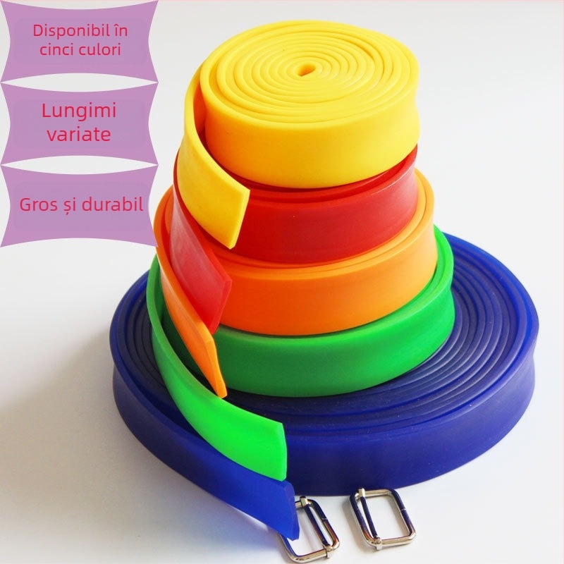 Bandă elastică de rezistență pentru antrenament sportiv — pentru alergare, atletism și antrenament de forță; material: Silk flower; marcă: Other; cod produs: F95666j7h7th67