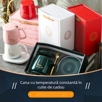 Cană ceramică cu izolație (material: ceramică; categorie: cană; cuptor cu microunde: da; ambalaj: cutie cadou; marcă: Xi Wan)