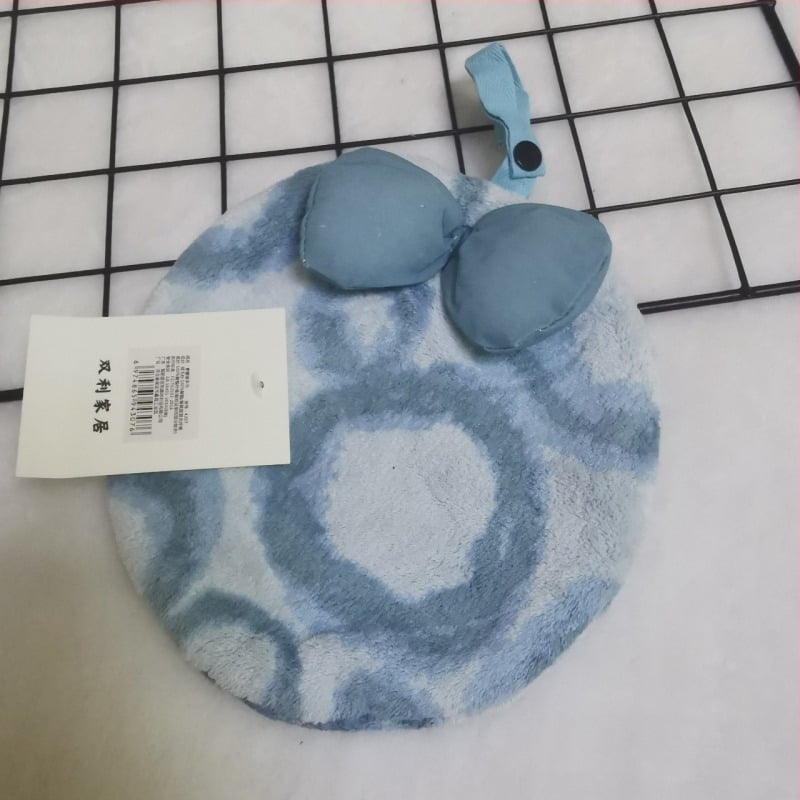 Double Benefit Prosop de mâna – Leopard de pisică, Fleece coral, Brodat, 30–50 g, 150d