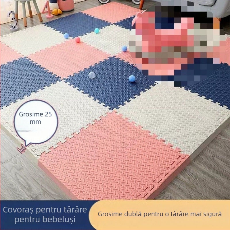 Covoraș din spumă cu plăci modulare pentru copii, covoraș gros pentru târâre în dormitor