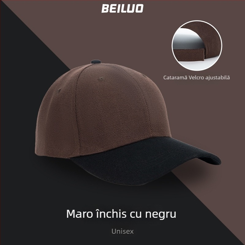Șapcă din bumbac, tip pană, cu cozoroc mare, cu logo brodat personalizat pentru personalul magazinului de ceai cu lapte