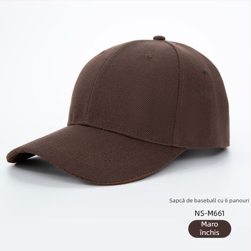 Șapcă din bumbac, tip pană, cu cozoroc mare, cu logo brodat personalizat pentru personalul magazinului de ceai cu lapte