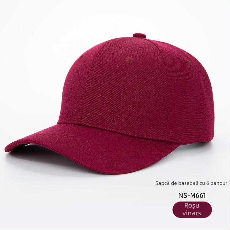 Șapcă din bumbac, tip pană, cu cozoroc mare, cu logo brodat personalizat pentru personalul magazinului de ceai cu lapte
