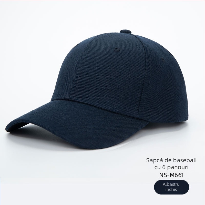 Șapcă din bumbac, tip pană, cu cozoroc mare, cu logo brodat personalizat pentru personalul magazinului de ceai cu lapte