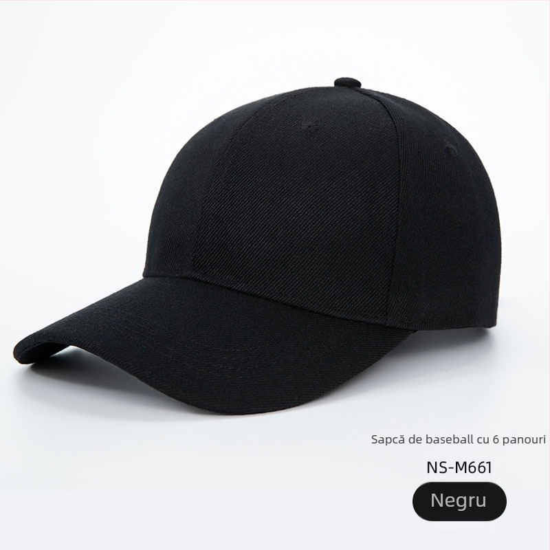 Șapcă din bumbac, tip pană, cu cozoroc mare, cu logo brodat personalizat pentru personalul magazinului de ceai cu lapte