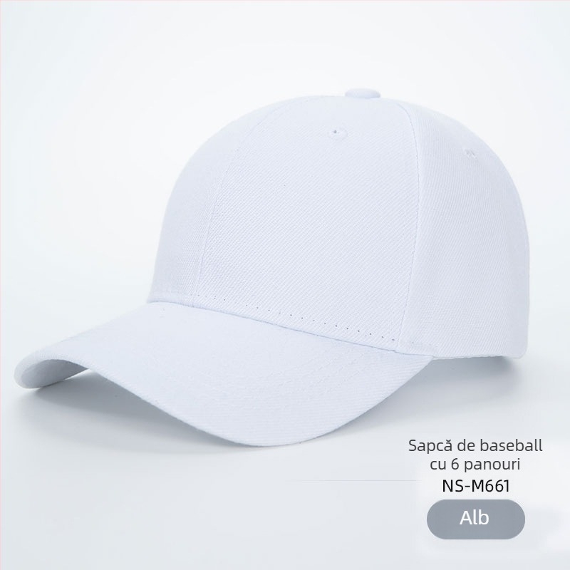 Șapcă din bumbac, tip pană, cu cozoroc mare, cu logo brodat personalizat pentru personalul magazinului de ceai cu lapte