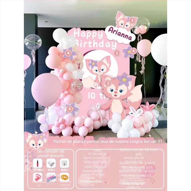 Balon inimă din folie de aluminiu pentru decor de petrecere pentru copii – balon jucărie