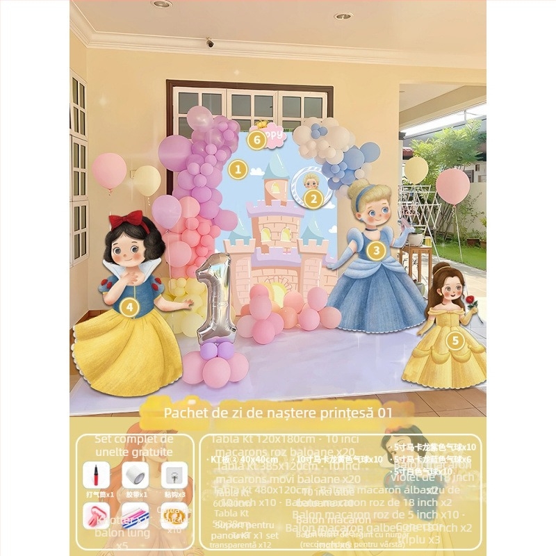 Balon inimă din folie de aluminiu pentru decor de petrecere pentru copii – balon jucărie