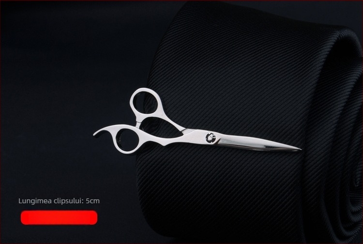 Clip de cravată pentru bărbați, design floare de guler, procesare personalizabilă, ambalare individuală