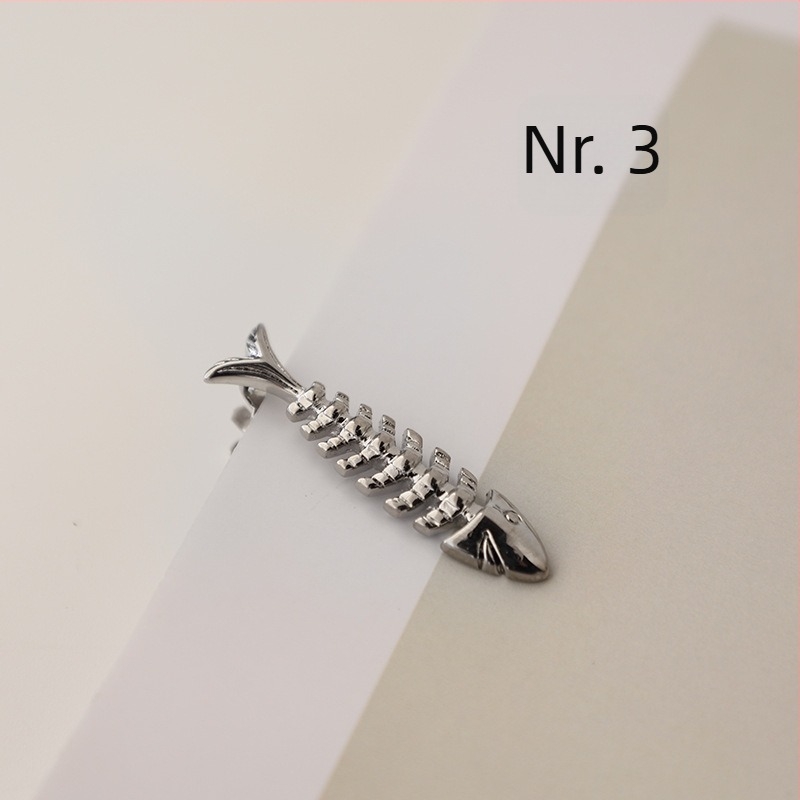 Clip pentru cravată, în formă de animal, din aliaj, stil masculin coreean, lansare primăvară 2025