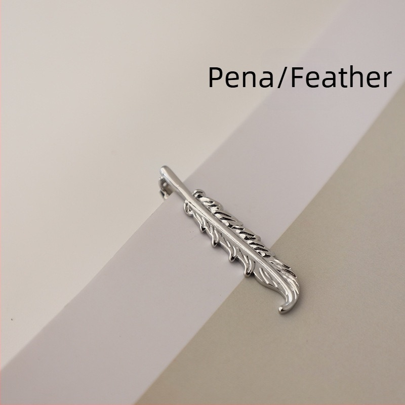 Clip pentru cravată, în formă de animal, din aliaj, stil masculin coreean, lansare primăvară 2025