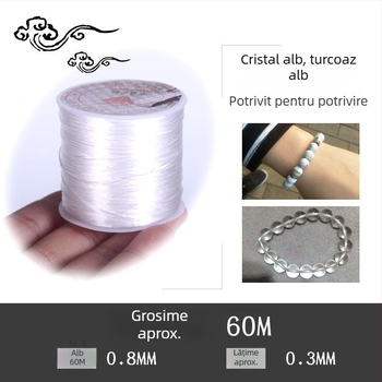 Brățară cu cristale pe sârmă elastică (Brand: Guti; Origine: Japonia)