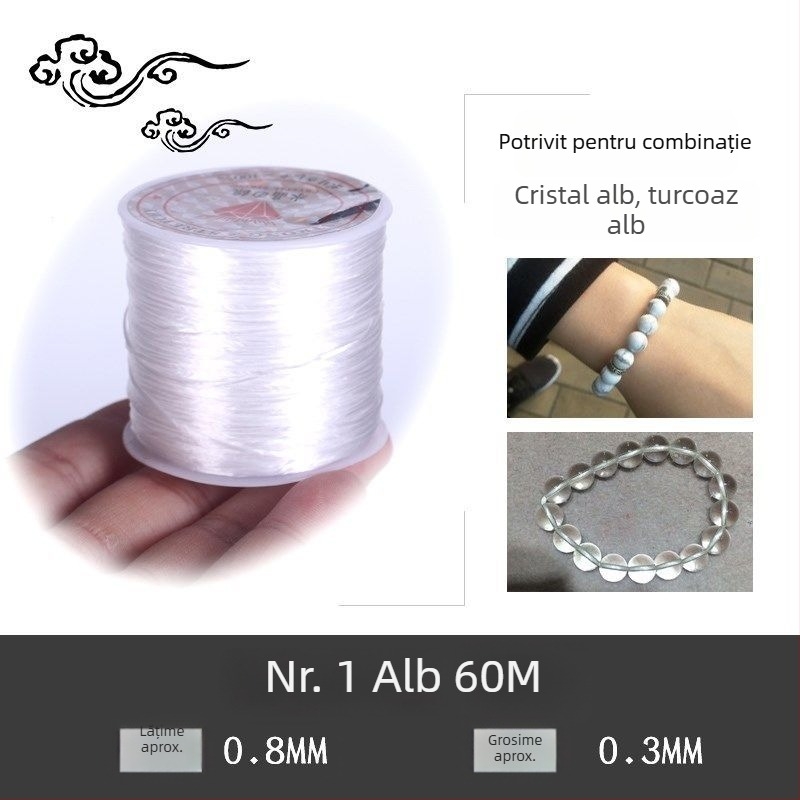 Brățară cu cristale pe sârmă elastică (Brand: Guti; Origine: Japonia)