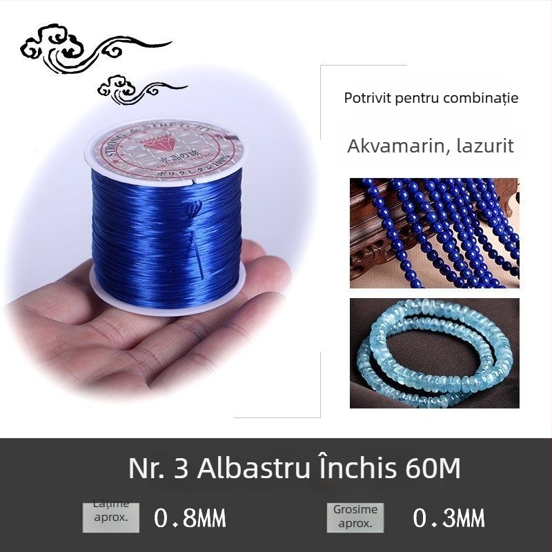 Brățară cu cristale pe sârmă elastică (Brand: Guti; Origine: Japonia)